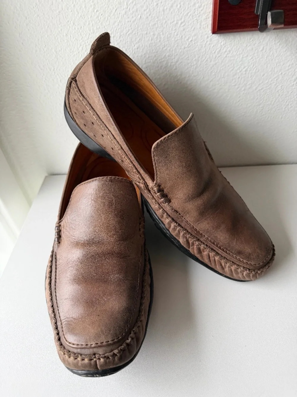 Timberland 97519 Brown Leather Driving Mocs Men’s 11